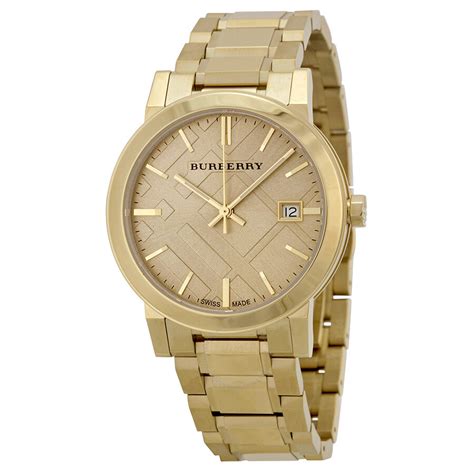 burberry bu9033|Burberry The City Champagne Dial Gold.